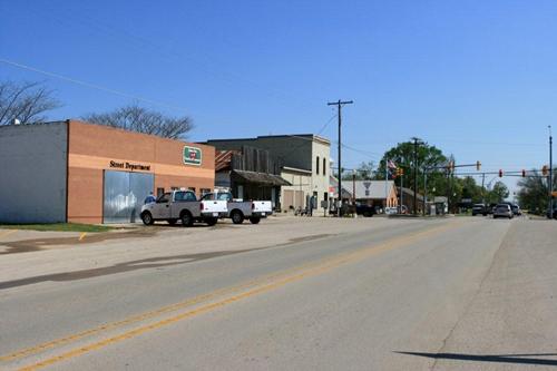Joshua, TX skyline and business district