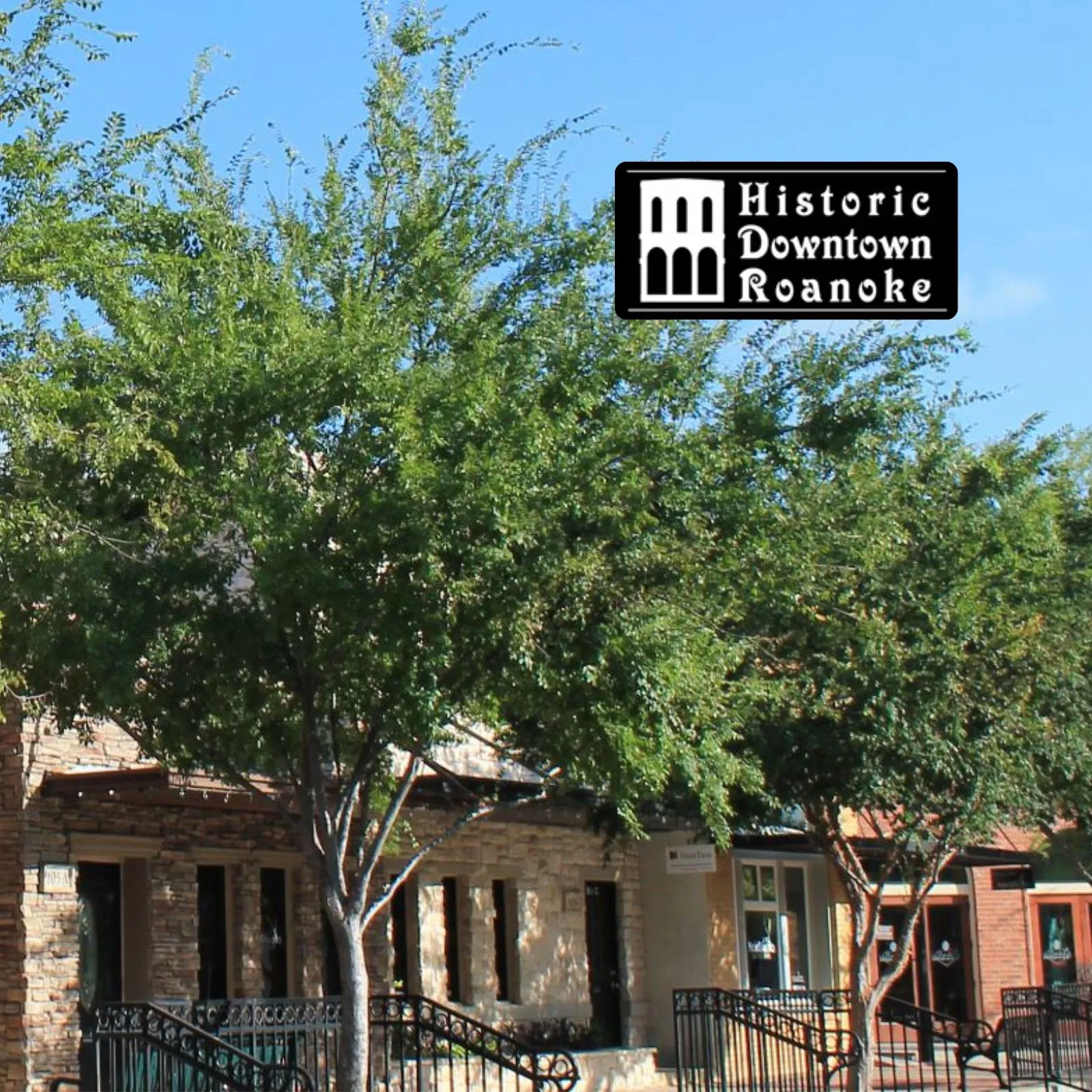 Roanoke, TX skyline and business district