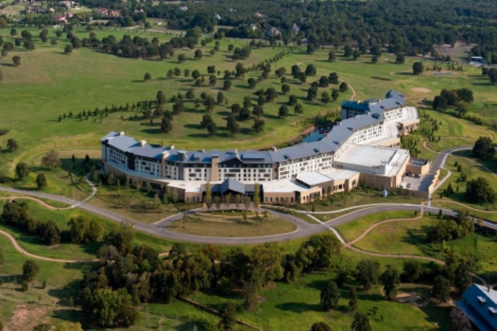 Westlake, TX skyline and business district